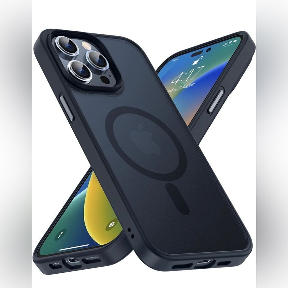 Heavy Duty Protective Magnetic Case for iPhone 14, 14 Pro, 14 Pro Max
